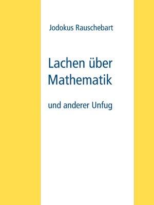 cover image of Lachen über Mathematik